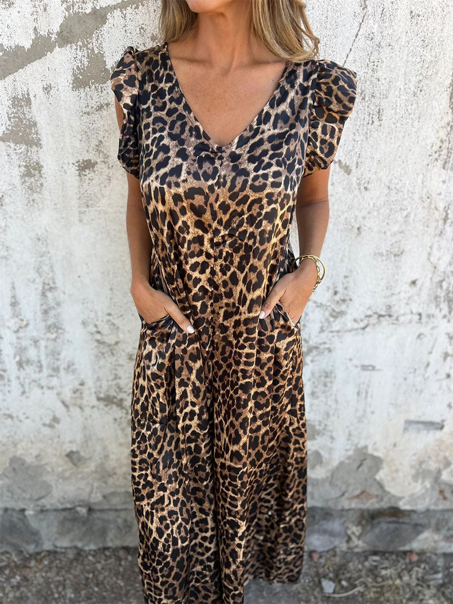 Leopard Dreams Chic Jumpsuits