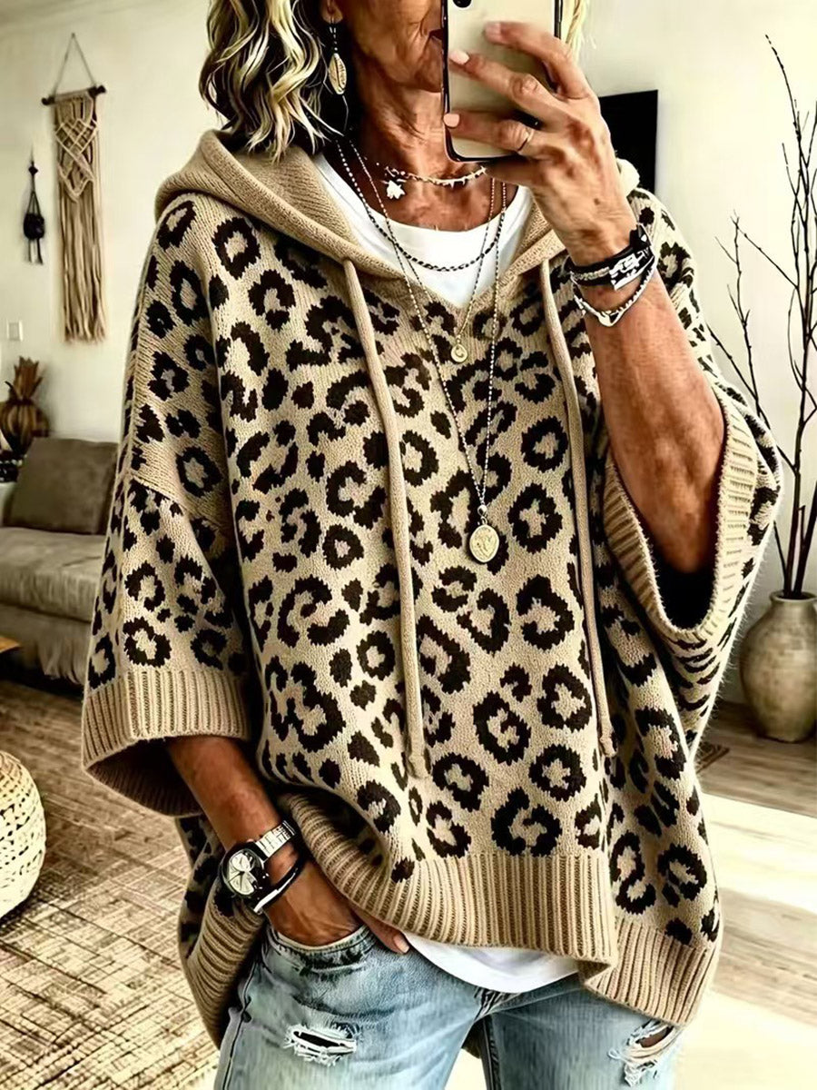 Leopard Dreams Hooded Sweater
