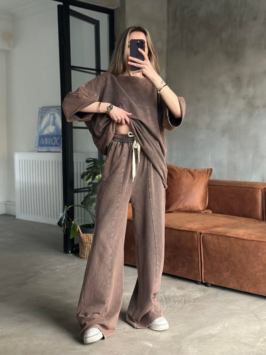 Chill Vibes Oversized Lounge Set