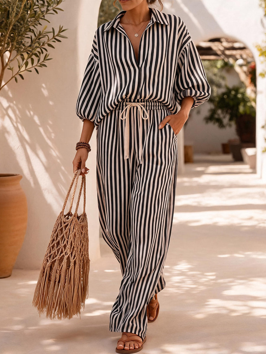The Monaco Resort Stripe Set