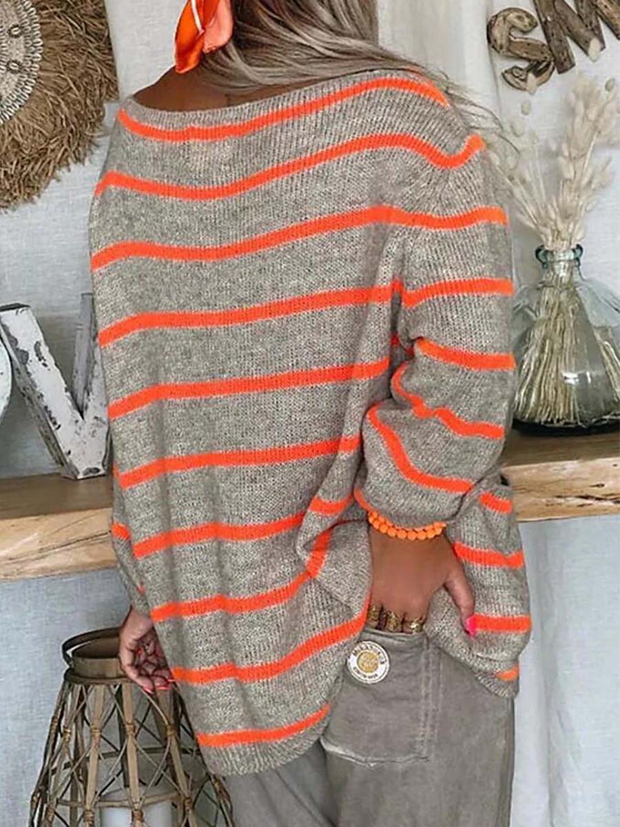 Vorioal Striped Sweater