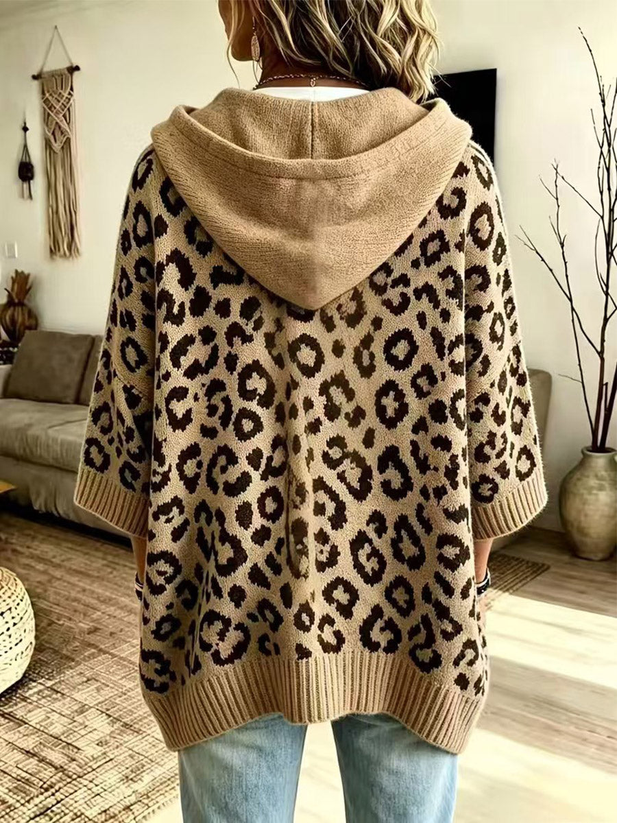 Leopard Dreams Hooded Sweater