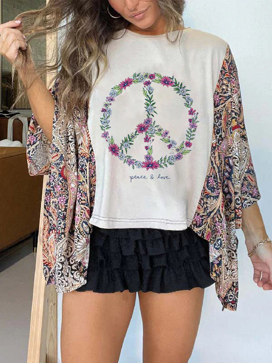 Relaxed Wide Sleeve Tops