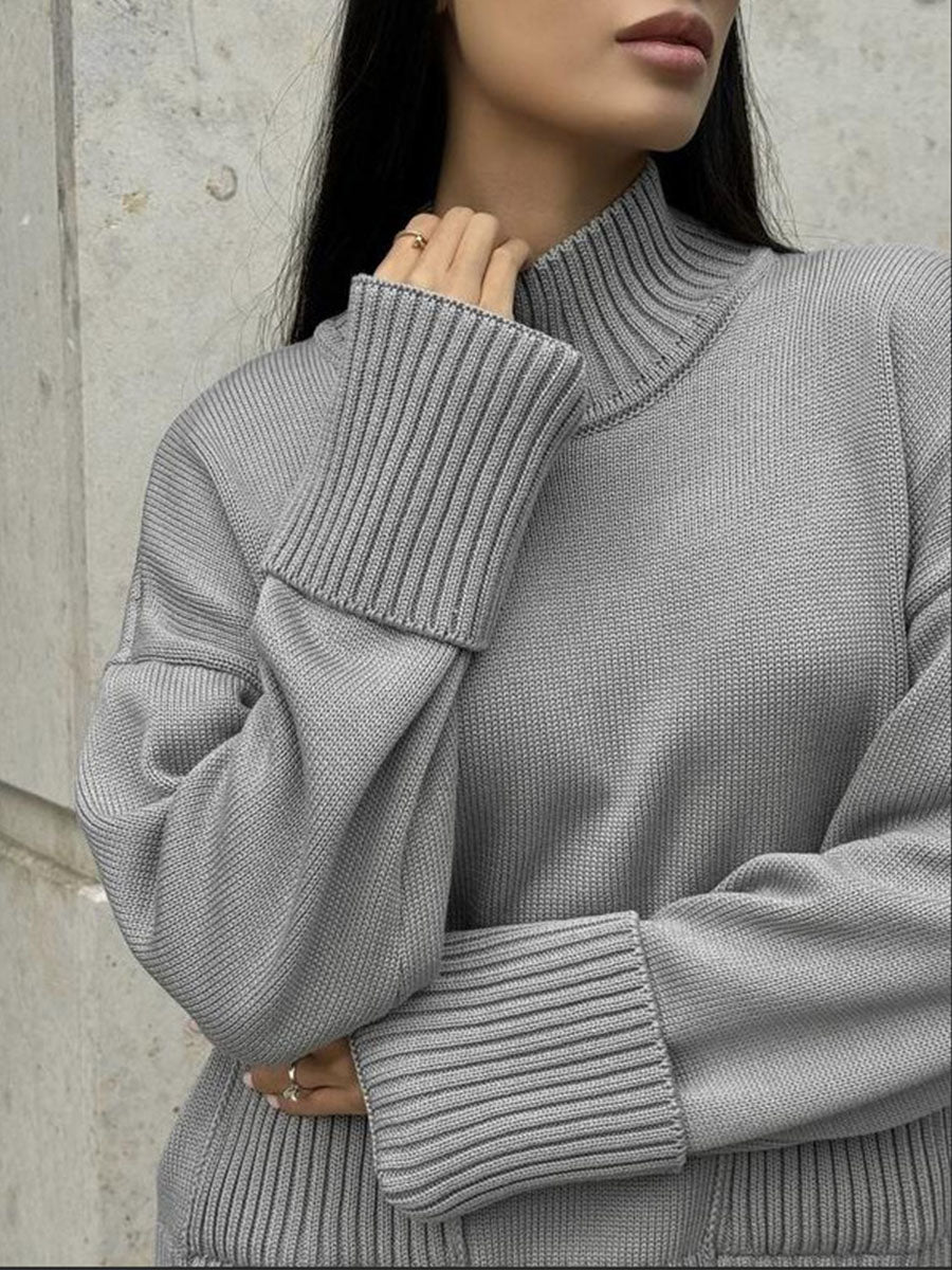 Cozy Cloud Sweater Wide-Leg Pants Set