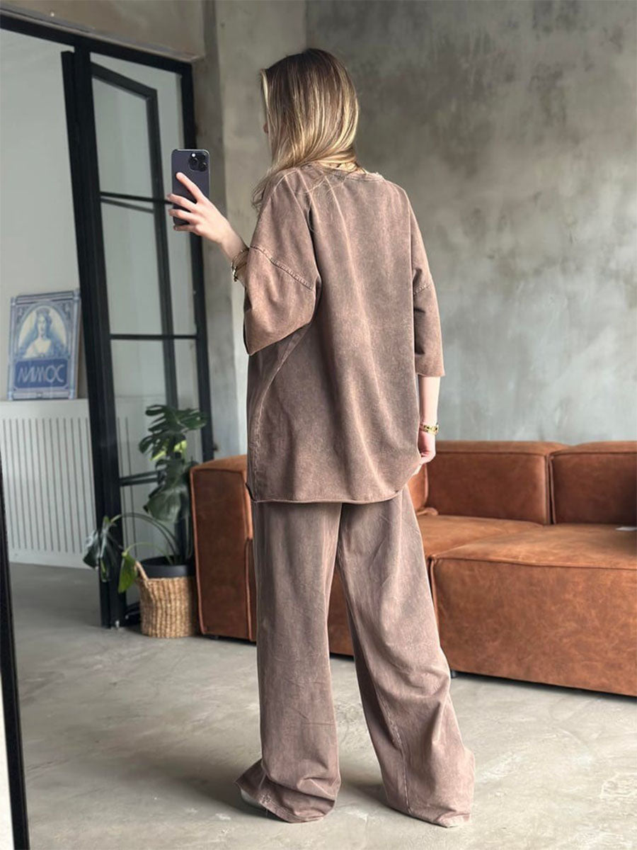 Chill Vibes Oversized Lounge Set