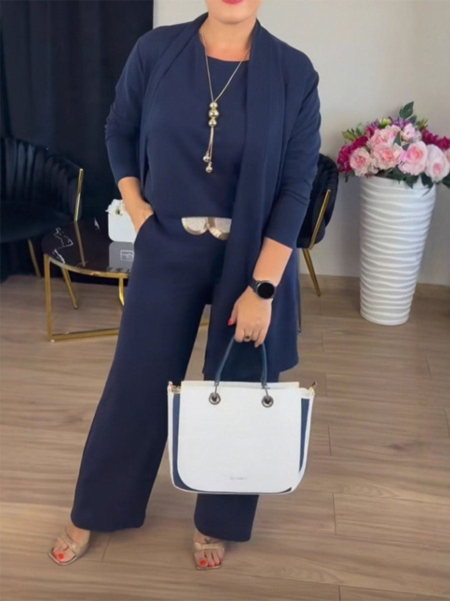 Cozy Chic Knit 3-Piece Outfit