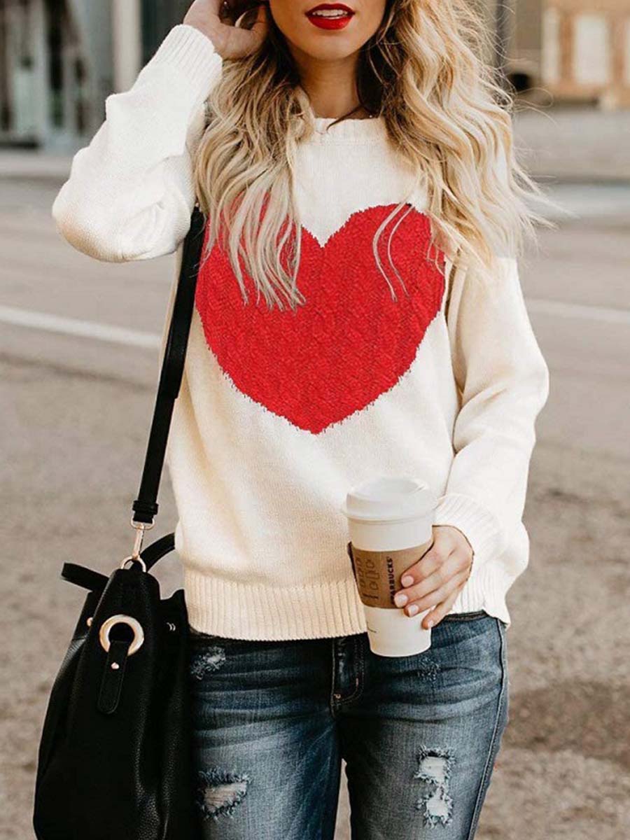Suéter con forma de amor Vorioal