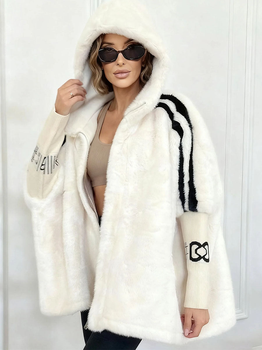 Plush Hooded Oversized Parka