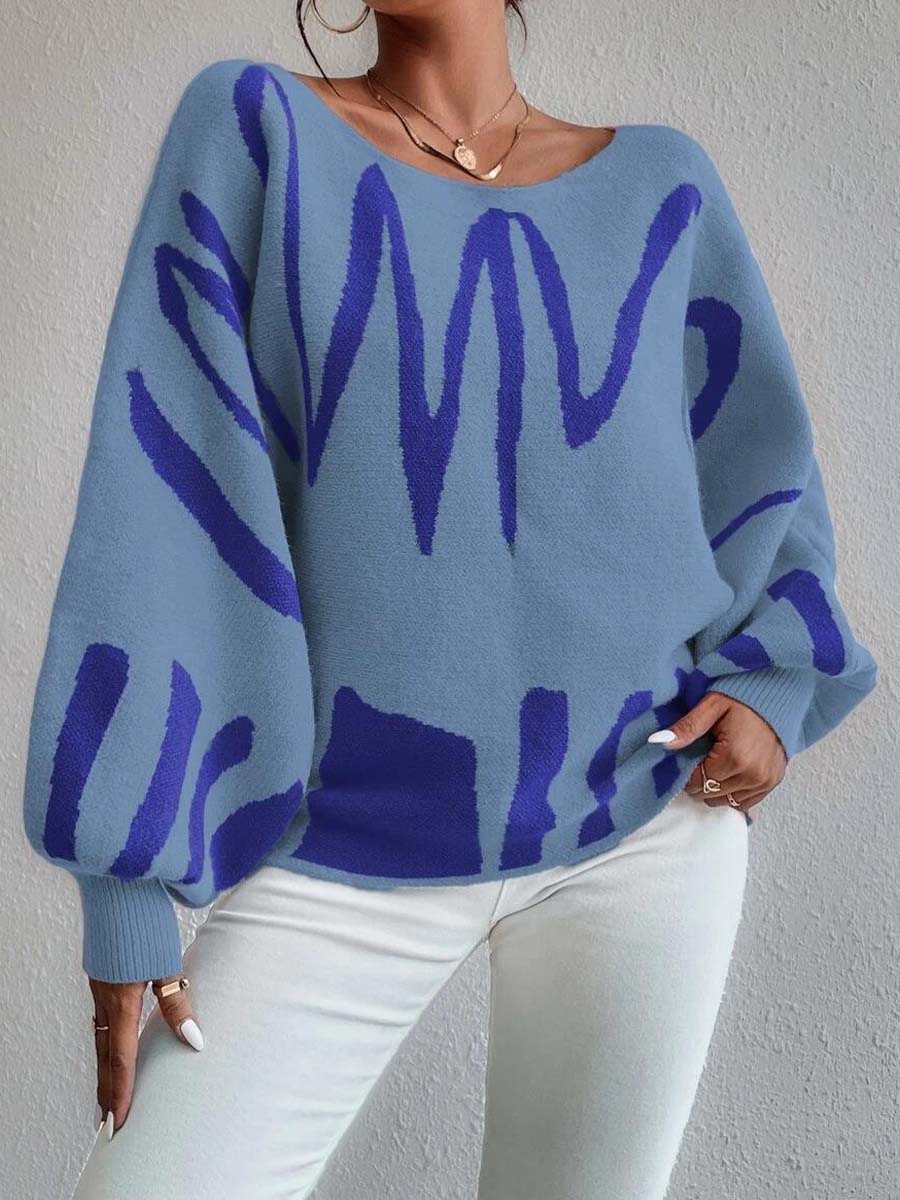Vorioal Pullover Knitted Sweater