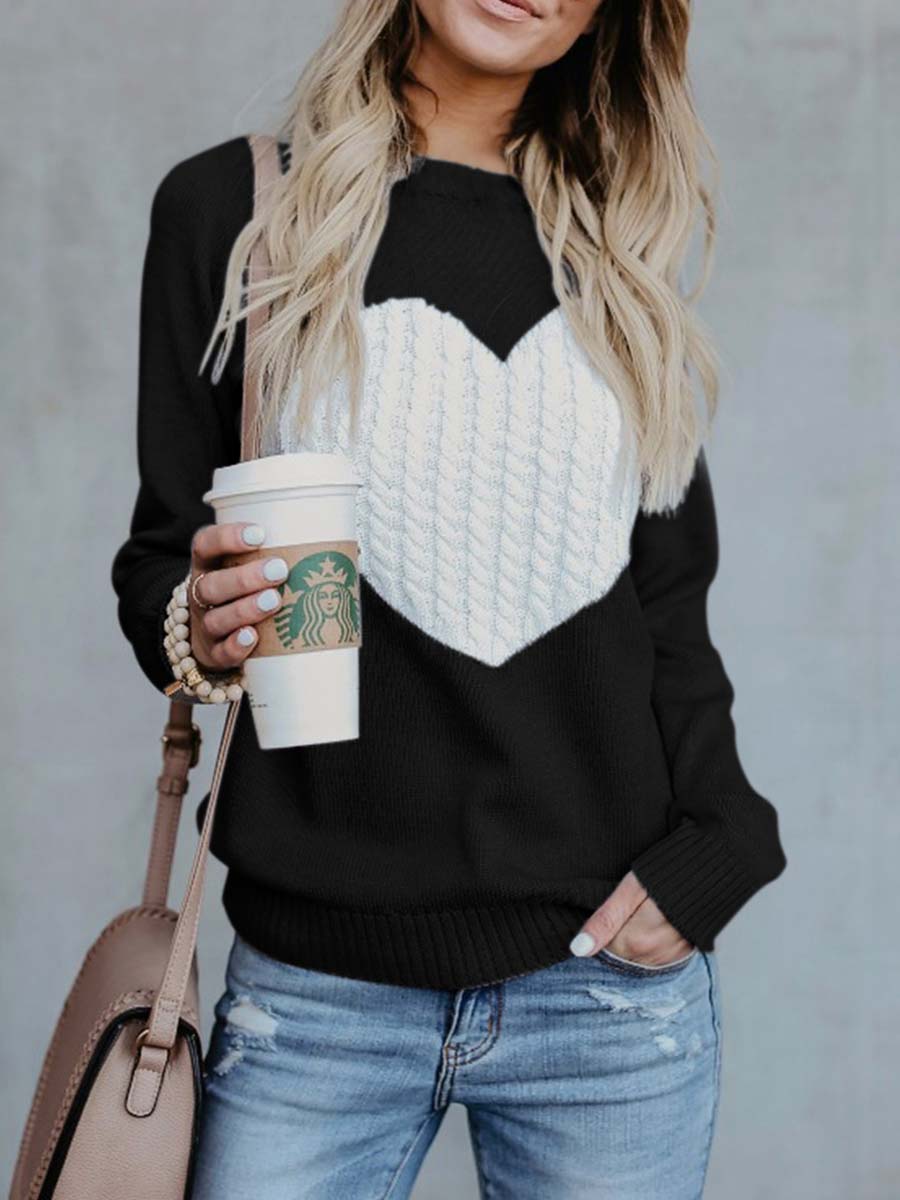 Vorioal Love Shaped Sweater