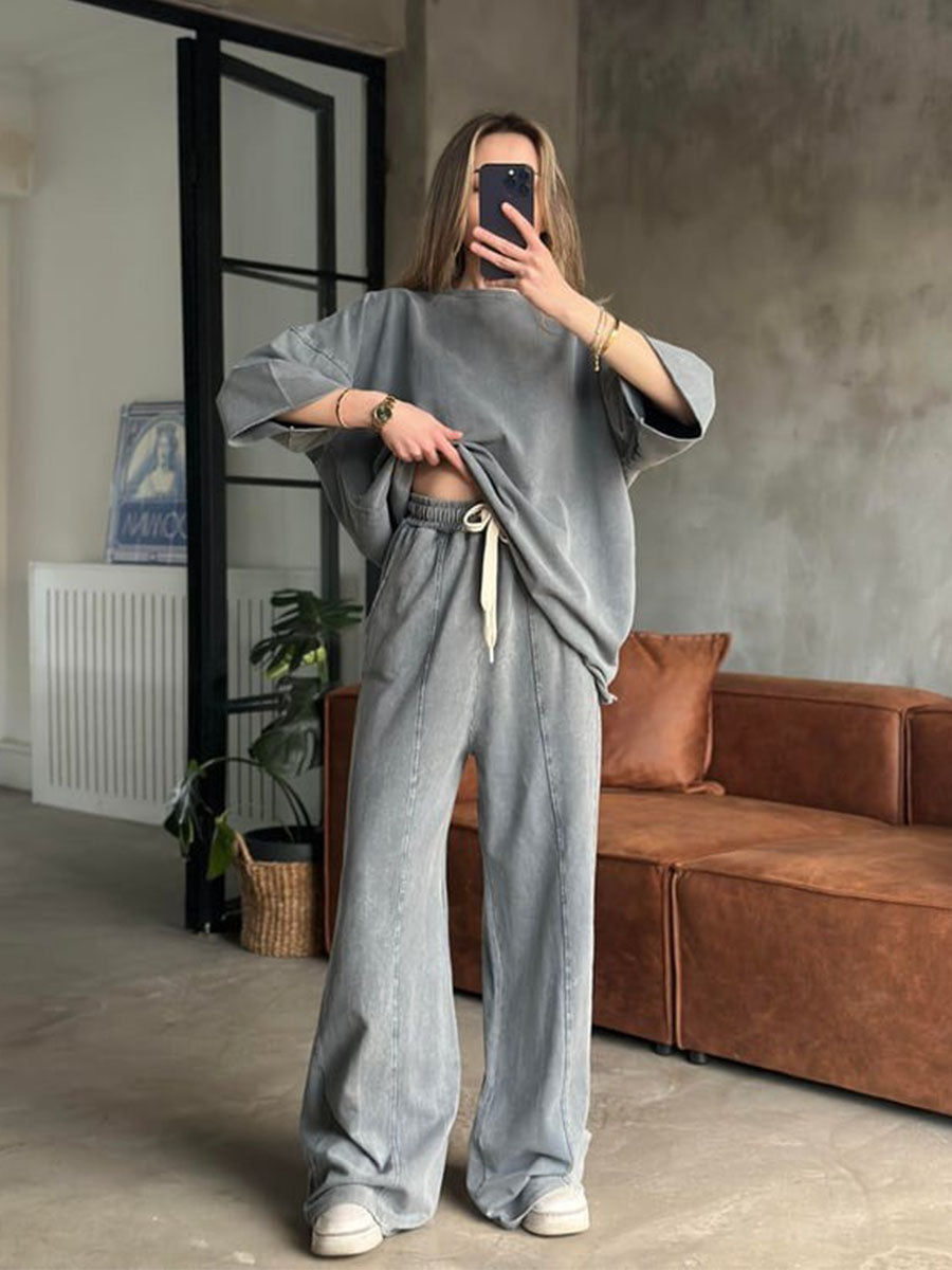 Chill Vibes Oversized Lounge Set