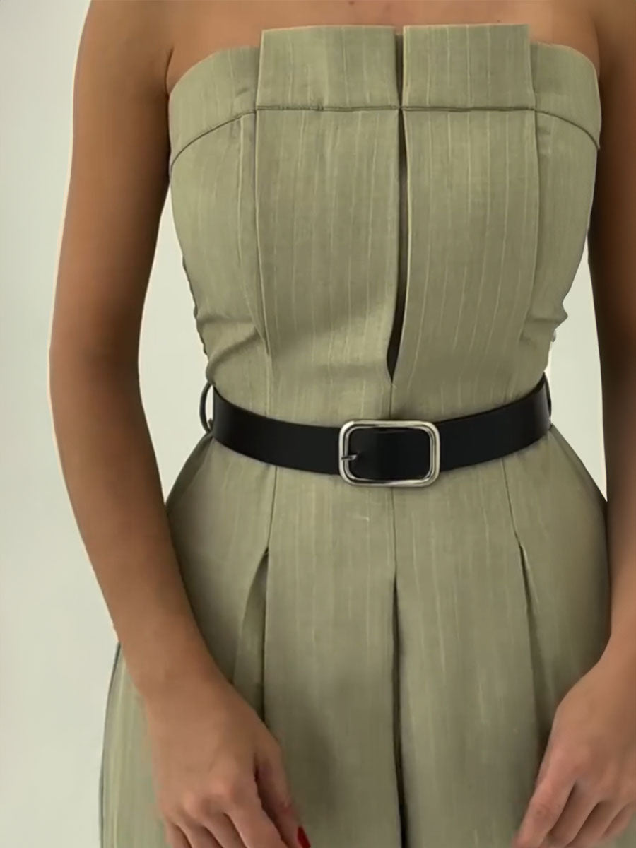 Tailored Pinstripe Two Piece Suit