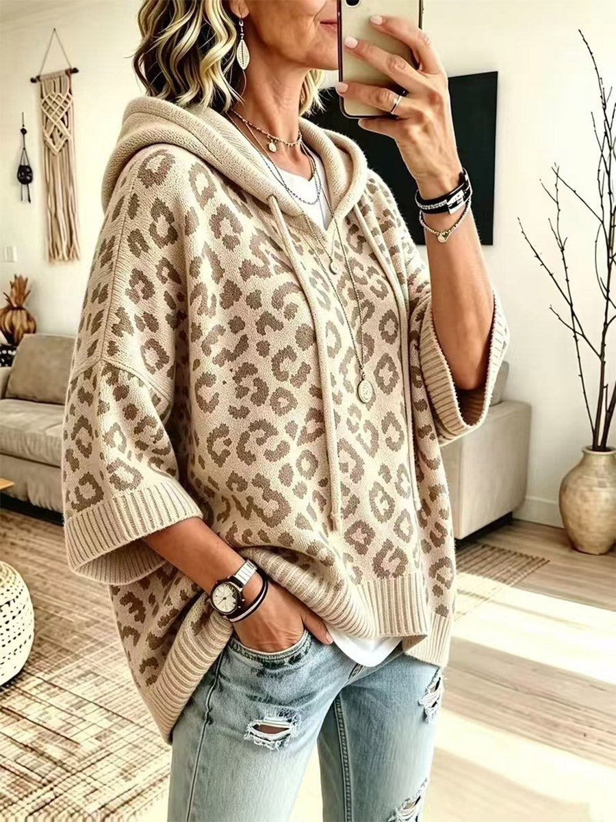 Leopard Dreams Hooded Sweater