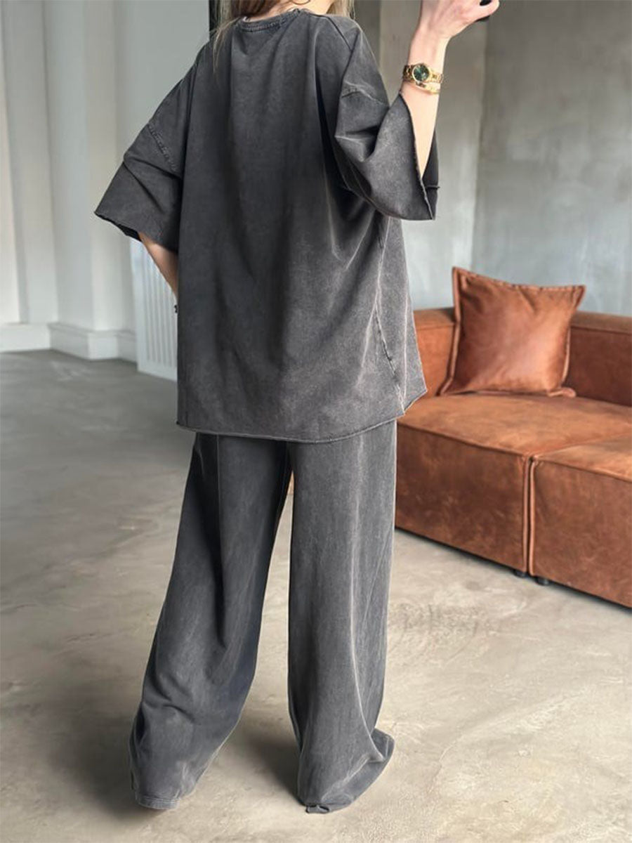 Chill Vibes Oversized Lounge Set