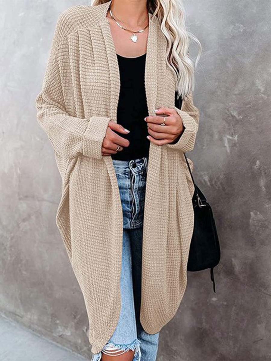 Vorioal Knitted Cardigan Long Coat