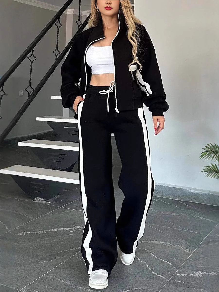 Sporty Classic Striped Street Set