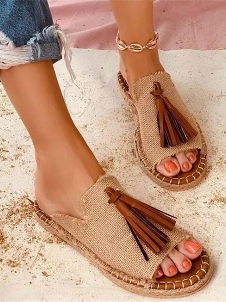 Sandales en corde de chanvre Vorioal