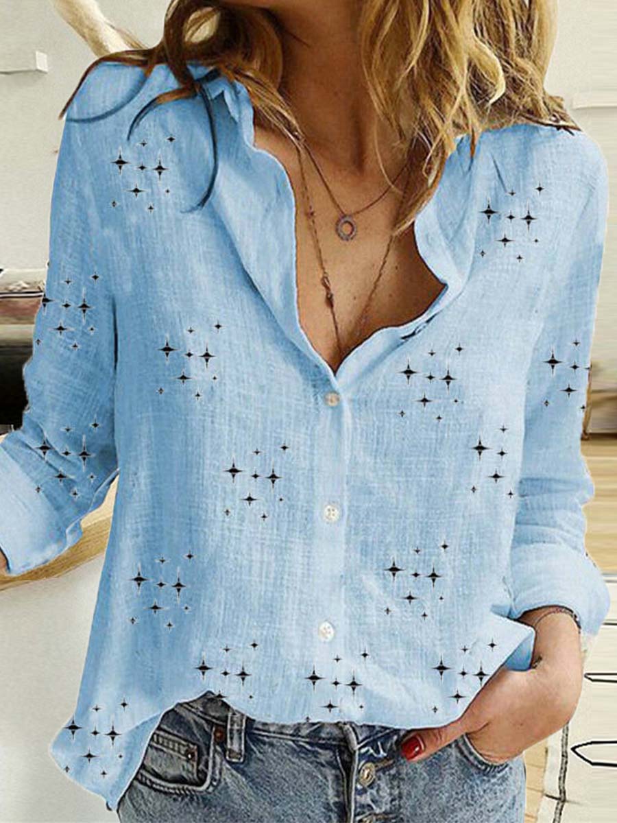 Camisa con estampado de estrellas Vorioal