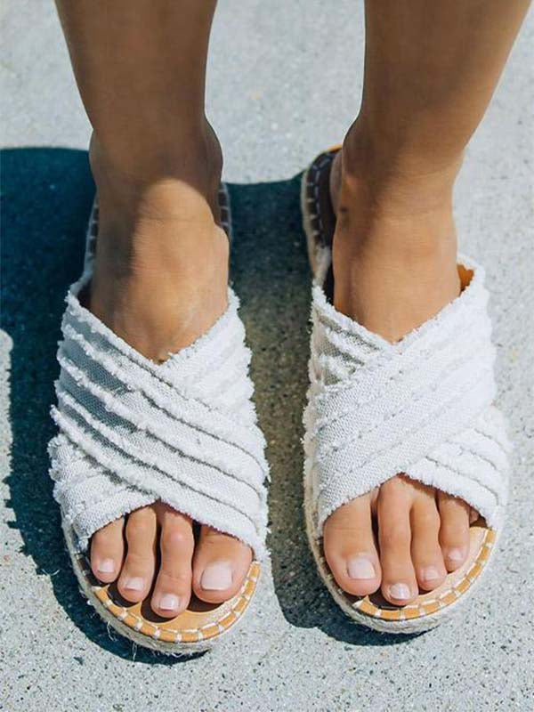 Vorioal Cleo Espadrille Slides
