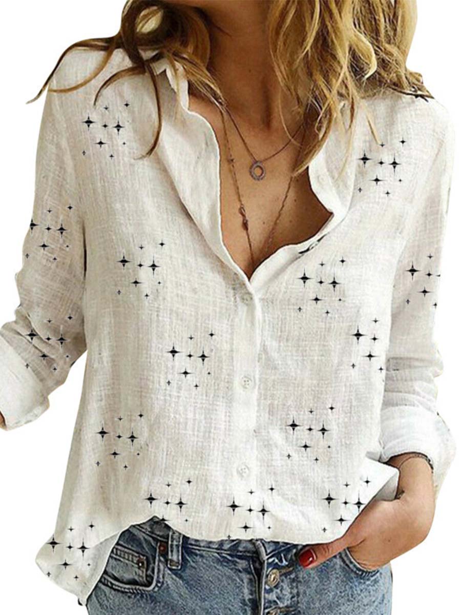 Camisa con estampado de estrellas Vorioal