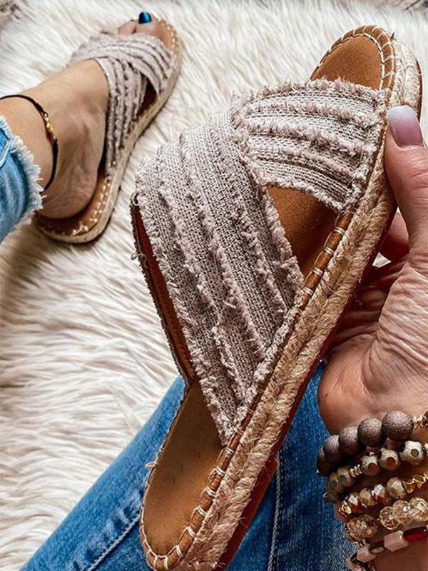 Vorioal Cleo Espadrille Slides